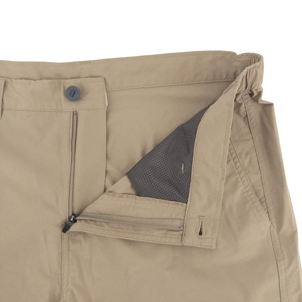Free Fly Mens Large Latitude Shorts Khaki Stretch Quick Dry Hiking Gorpcore Fish